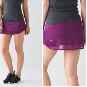 Purple Lululemon tennis skirt